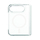 aiino Frozen Case with magnet for iPhone Duo - White