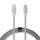 aiino - Helmet cable MFI USB-C to Lightning 1 mt. - silver