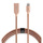aiino - Helmet cable USB to Lightning USB 1 meter - rosegold