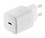 QDOS PowerPlus Cube Duo USB-C 20W wall charger with USB-C/Lightning cable